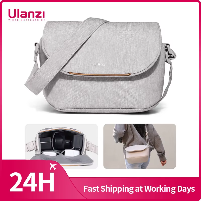 Ulanzi F01 Sling Bag Waterproof Shoulder Bag for Mirrorless Camera Smartphone Mi