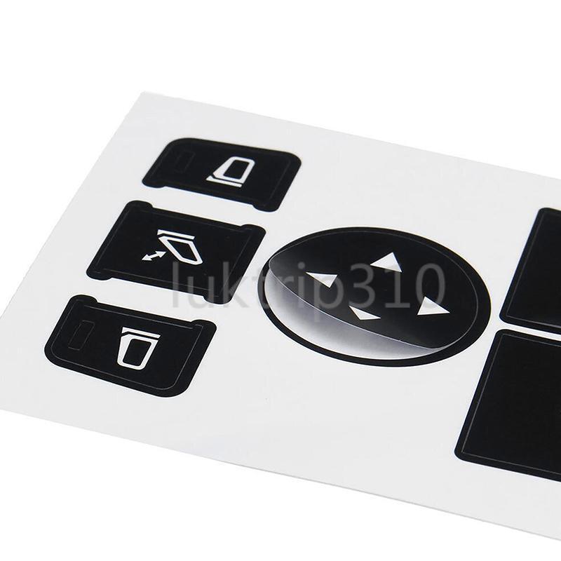 Button Repair Kit Window Switch Sticker For Mercedes-Benz W204 C250 C300 CLA200