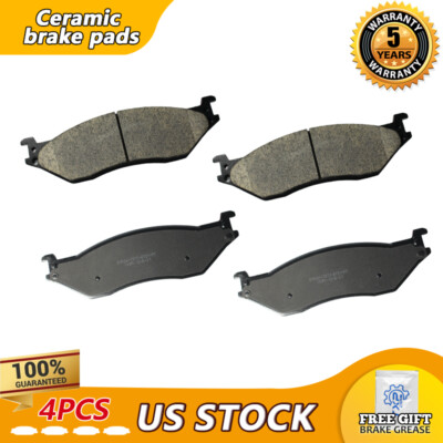 Front or Rear Ceramic Brake Pads For 2005 2006-2012 Ford F-450 F-550 Super Duty