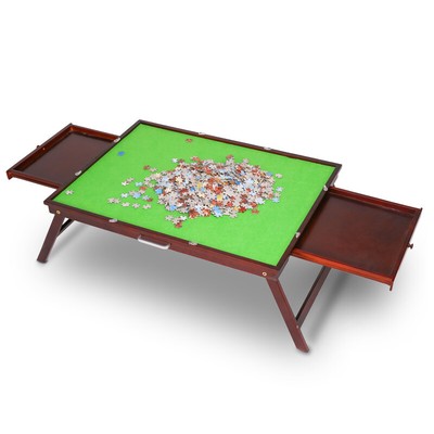 Jigsaw Puzzle Table Storage Folding Table 1000 Pcs Board Drawer