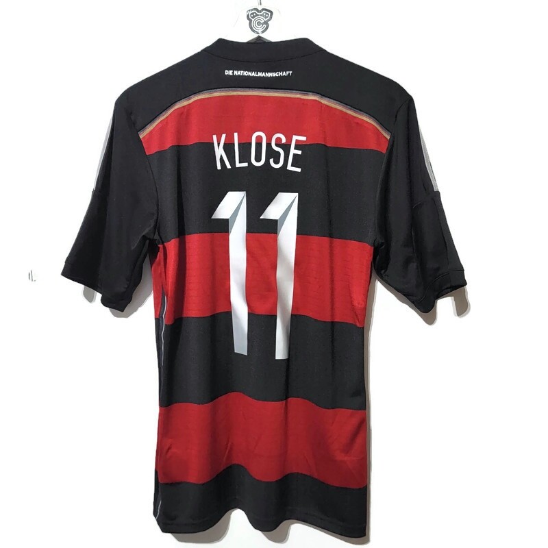 Adidas Germany away soccer jersey WC 2014 Klose #11 size S