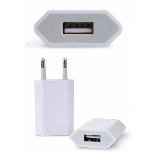 1x Europäisches USBNetzteil EUSteckerWandReiseladegerät für iPhone SamsuWP4