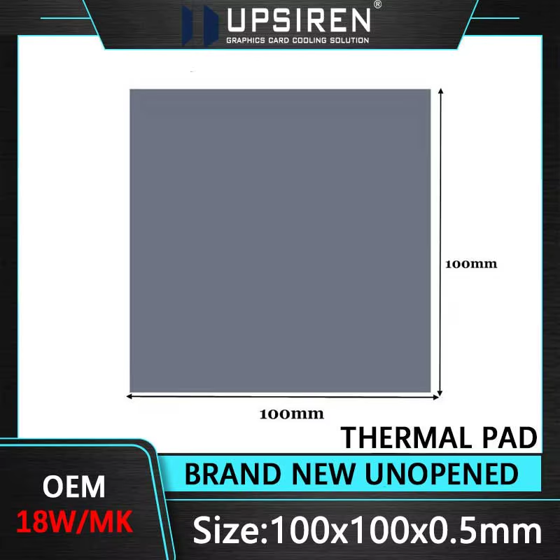 OEM 18W Heat Dissipation Silicone Pad CPU/GPU Graphics Card Water Cooling Therma