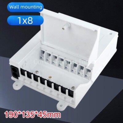 1x8 FTTH PLC Fiber Splitter Distribution Box Fiber Optic Terminal Box