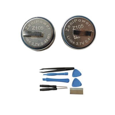 2pcs 3.7V 1654 Z105 130mAh Battery & toolsFor Audio-Technica  ATH-CKS5TW Earbuds