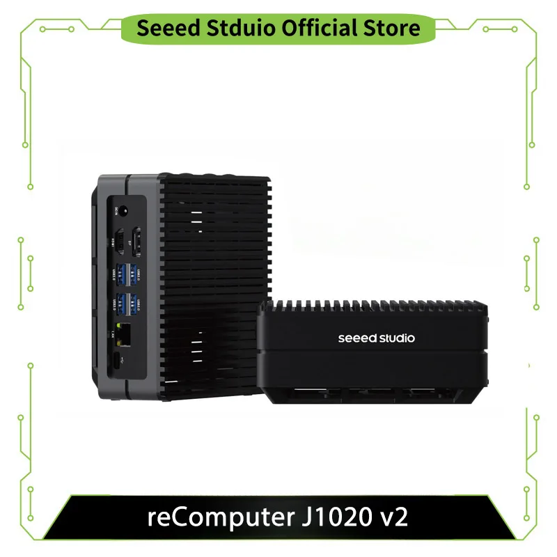 reComputer J1020 v2 - Edge AI Computer with NVIDIA® Jetson Nano 4GB, 16 GB eMMC,