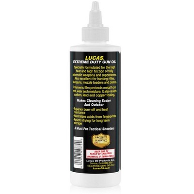 Lucas Oil Extreme Duty Gun Oil for Semi-Auto Rifles, Shotguns, & Pistols