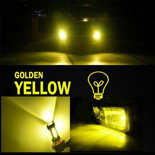 For Toyota Tundra 2014-2021 LED Fog Light Bulbs H16 H8 Golden Yellow 3000k
