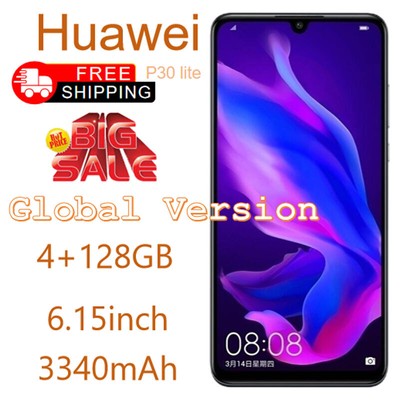 New Unlocked Huawei P30 lite 4+128GB Global Version Dual SIM Smartphone