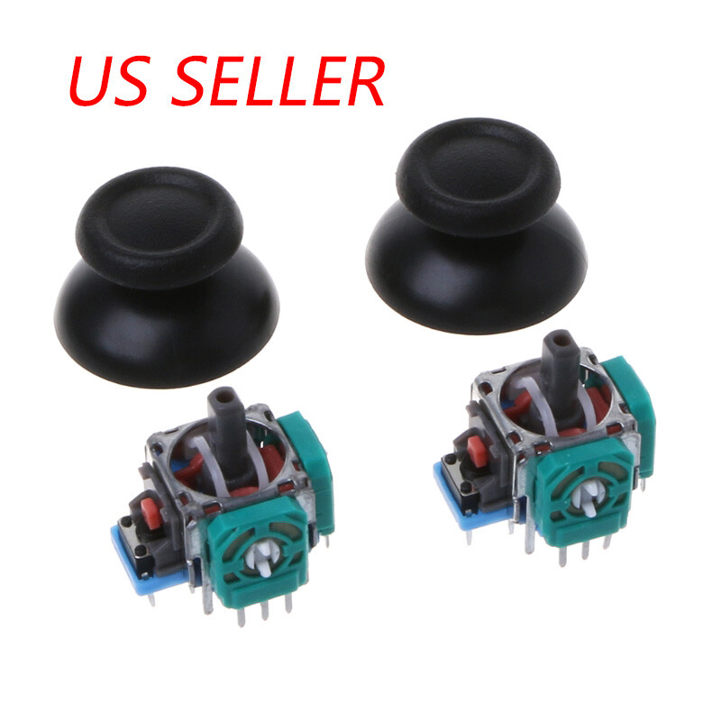 OEM Analog Stick Joystick and Caps Replacement For PS4 Controller