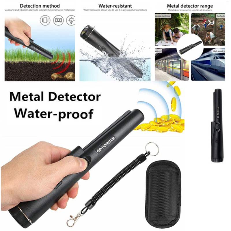 GP-Pointer Probe Metal Gold Detector Vibration Light Alarm S