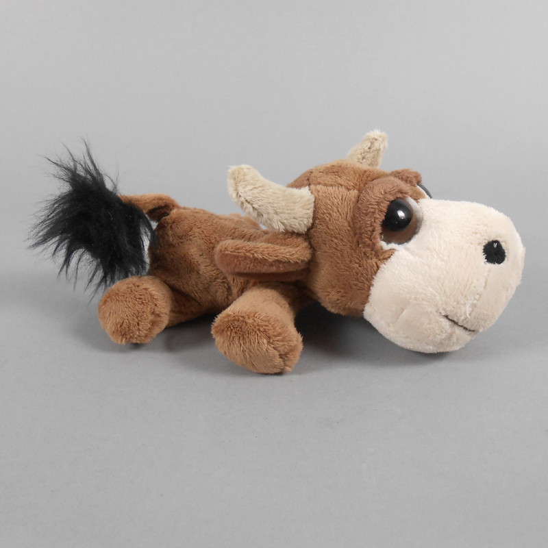 Russ Lil Peepers Boris Cow Plush Brown Cow 6