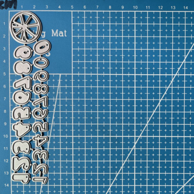 Metal Cutting Dies Alphas Numbers Scrapbooking DIY Embossing Paper Card Stencils