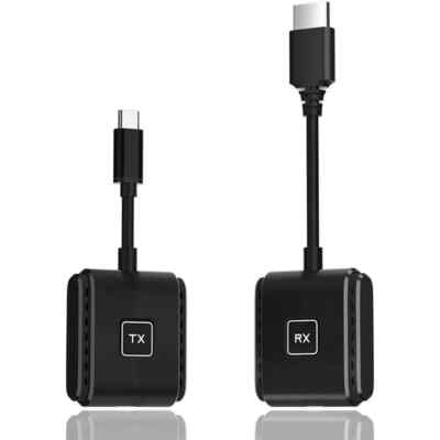 30m Type C Wireless Transmitter and Receiver HDMI Extender Video Display Adapter