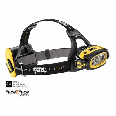 PETZL DUO Z2 Profi Stirnlampe mit Face2Face Funktion 430 Lumen