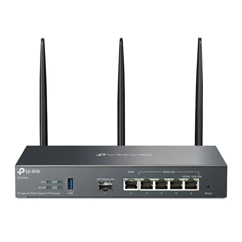 TP-LINK OMADA AX3000 DUAL-BAND VPN ROUTER, WAN(5), SFP(1) 5YR