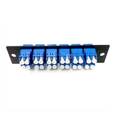 Fiber Adapter Panel SC LC UPC APC SM MM Connector For Compatible LGX 12 24 port