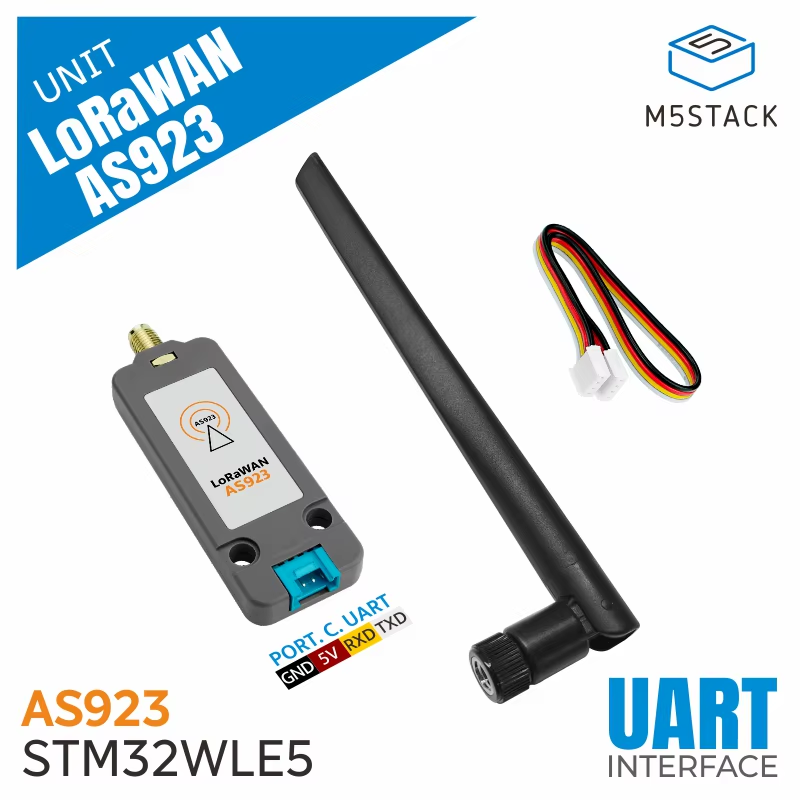 Official LoRaWAN Unit US915/EU868/AS923(STM32WLE5) with Antenna