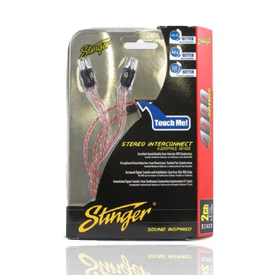 Stinger SI423 4000 Series 3ft. 2 Channel Directional Twisted Pair Interconnect