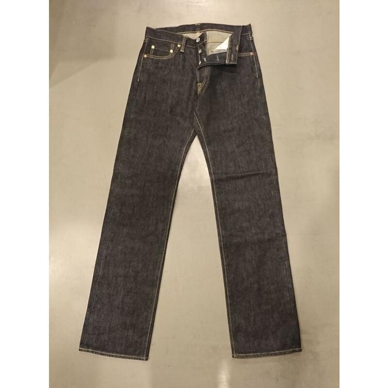 IRON HEART IRON HEART 634S 21OZ STRAIGHT DENIM SELVEDGE MEN' JEANS BLACK 31.32.33.34.36IN