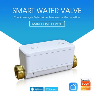 Smart WiFi Water Valve APP On/Off Control Water pressure/Flow Rate /Temperature