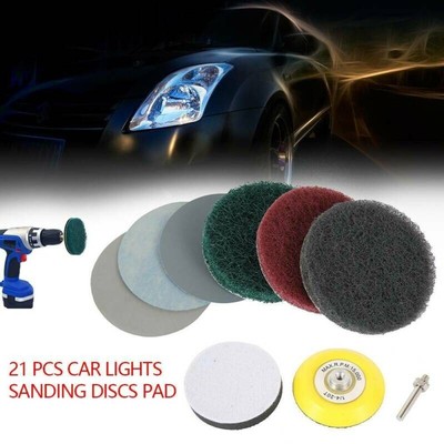 Sponge Pad Polishing Tool Waxing 21PCS 3inch 75mm Buffing Car Cleaning