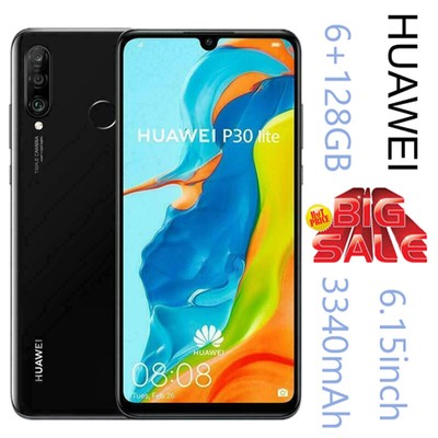 New Huawei P30 Lite 6GB RAM 128GB Unlocked Android Smartphone Global Version