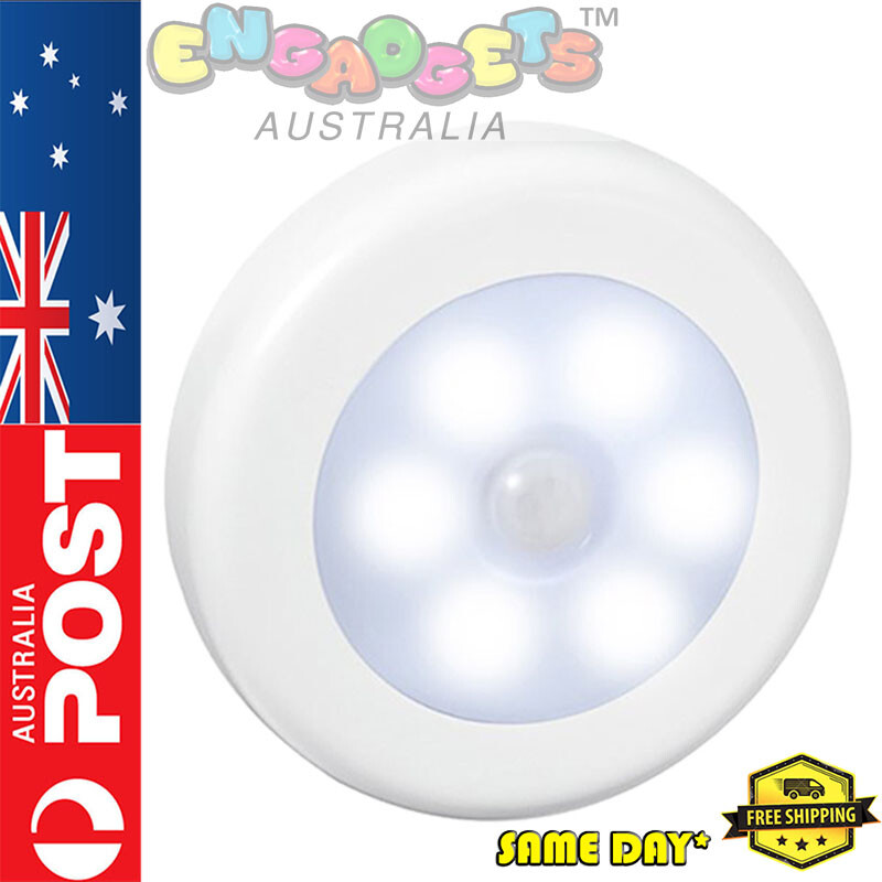 LED Bright Motion-Activated Lights Detector Auto PIR Infrared Wireless Sensor