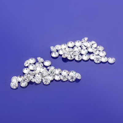Wholesale White D VVS1 0.8-3.0mm Loose Moissanite Gemstone Excellent cut 