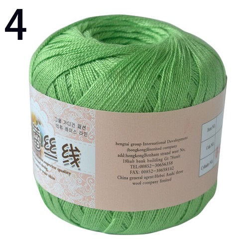 n*）様 Cording Embroidery Detail Cotton Ov Mercerized Cotton Cord Thread Yarn Embroidery Crochet