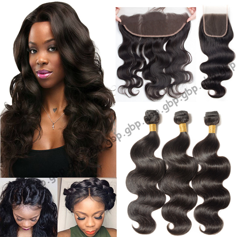 13x4 Frontal Lace Closure With Baby Hair 9a Virgin Human Hair