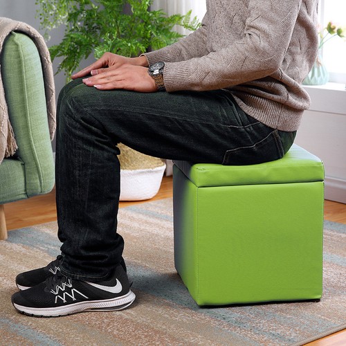 Style home Sitzhocker Sitzbank faltbar Aufbewahrungsbox Sitzwürfel