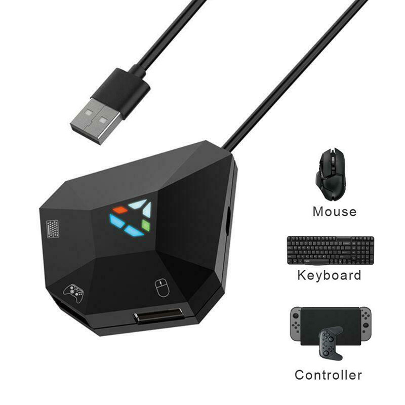 Keyboard Mouse Converter Adapter for Switch/PS4/PS3/XBOX ONE/360 Console - US7