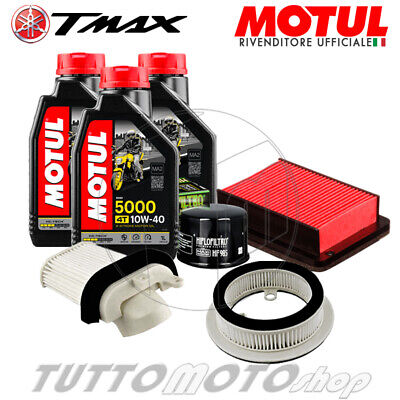 Tagliando TMAX 500 2008 2009 2010 2011 2012 / Kit Olio Motul 5000 + Filtri T-MAX