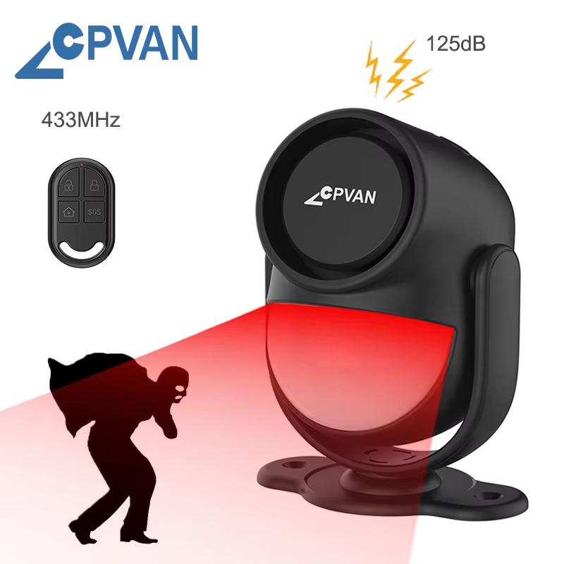 Motion Detector for Home Burglary Security Protection Wireless Motion Sensor wit