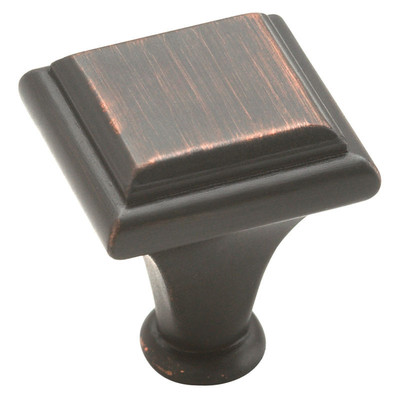 Amerock Square Manor BP26131-ORB Oil Rubbed Bronze Cabinet Knob