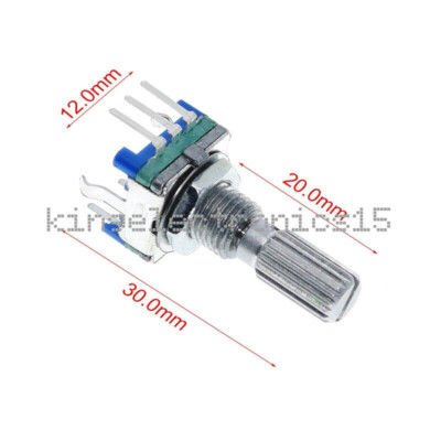 2PCS Rotary encoder with switch EC11 Audio digital potentiometer 20mm handle