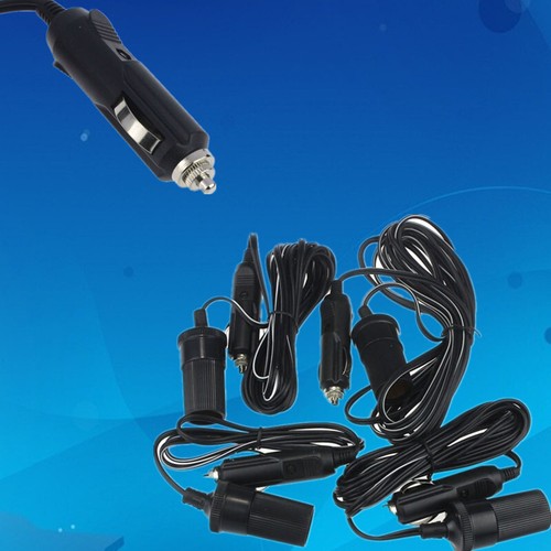 12V 10A Car Accessory Cigarette Lighter Socket Extension Cord Cable 1m