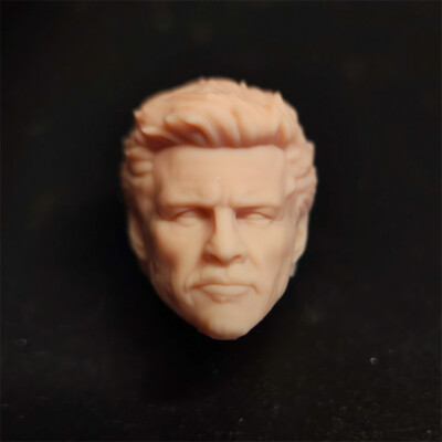 1/18 Scale Last Of Us Joel Pedro Pascal Head Sculpt Unpainted Fit 3.75'' Figure