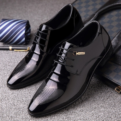 Business Men Dress Shoes Wedding Shoes Men Slip on Office Oxford