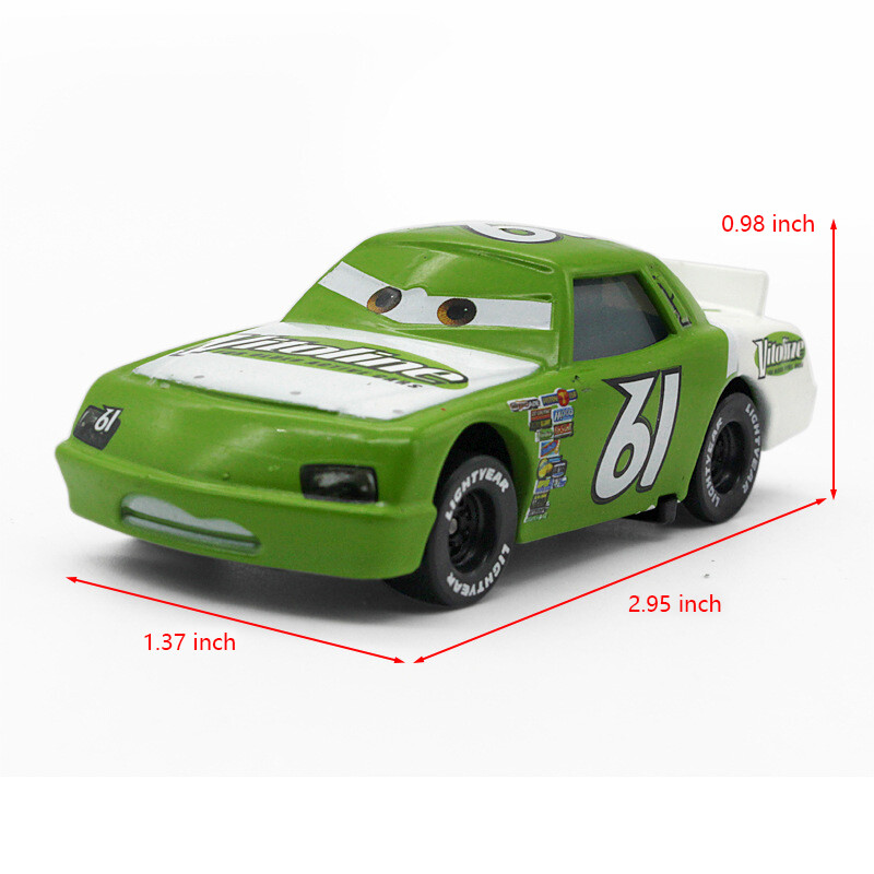 2-PACK DISNEY PIXAR CARS NO.61 VITOLINE CAR HAULER TRUCK DIECAST TOY CAR GIFT