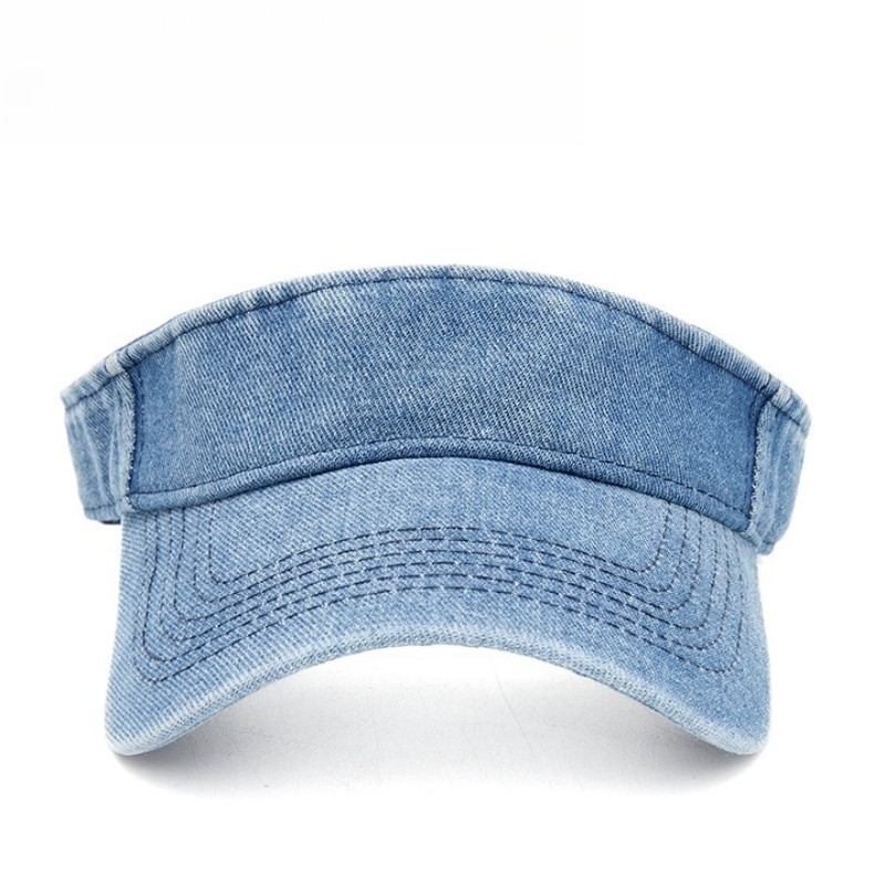 Unisex Verstellbare Jeans Baseball Cap Offen Denim Sonnenhut Outdoor Freizeit