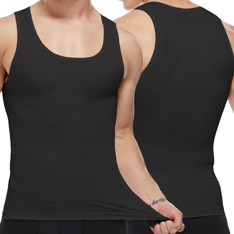 Men's Compression Tank Top Compression Shirt Slimming Vest