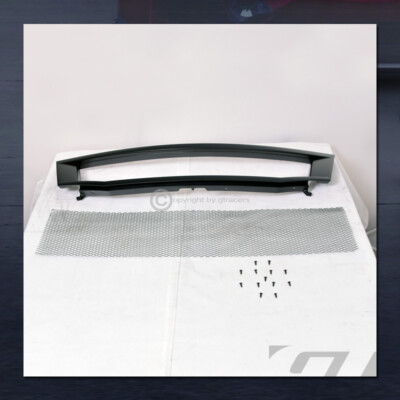 For 2008-2010 Accord 4 Door Matte Black Aluminum Mesh Front Bumper Grille Guard