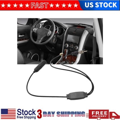 FM/AM DAB Car Radio Passive Antenna Aerial Splitter Adapter Cable SMA Converter