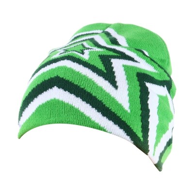 Adult Knit Heart Pattern Hat Outdoor Windproof Handmade Crochet Hat for Girls