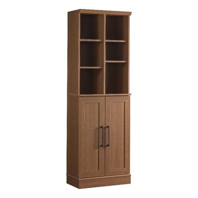 Sauder Homeplus Engineered Wood Storage Cabinet in Sienna Oak Finish