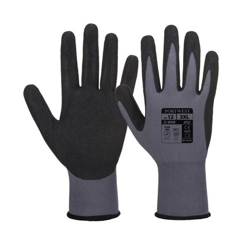 Liquid Repellent Sandy Nitrile Glove 12 Pairs