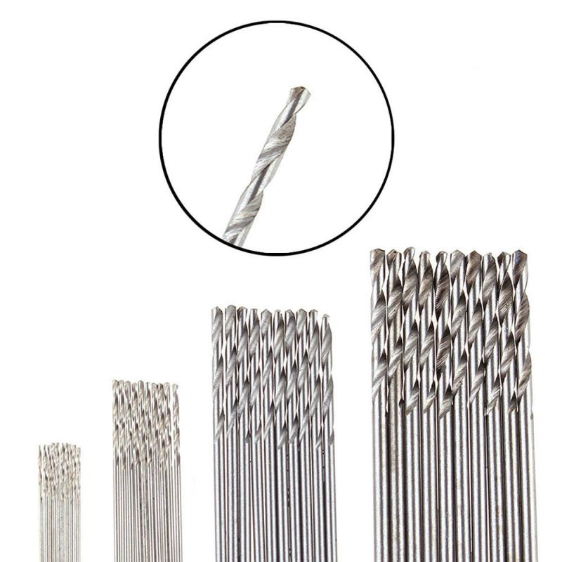 10PCS 0.3-3.5mm Drill Bit Set HSS  Length Twist Metal Drill Bits Tools