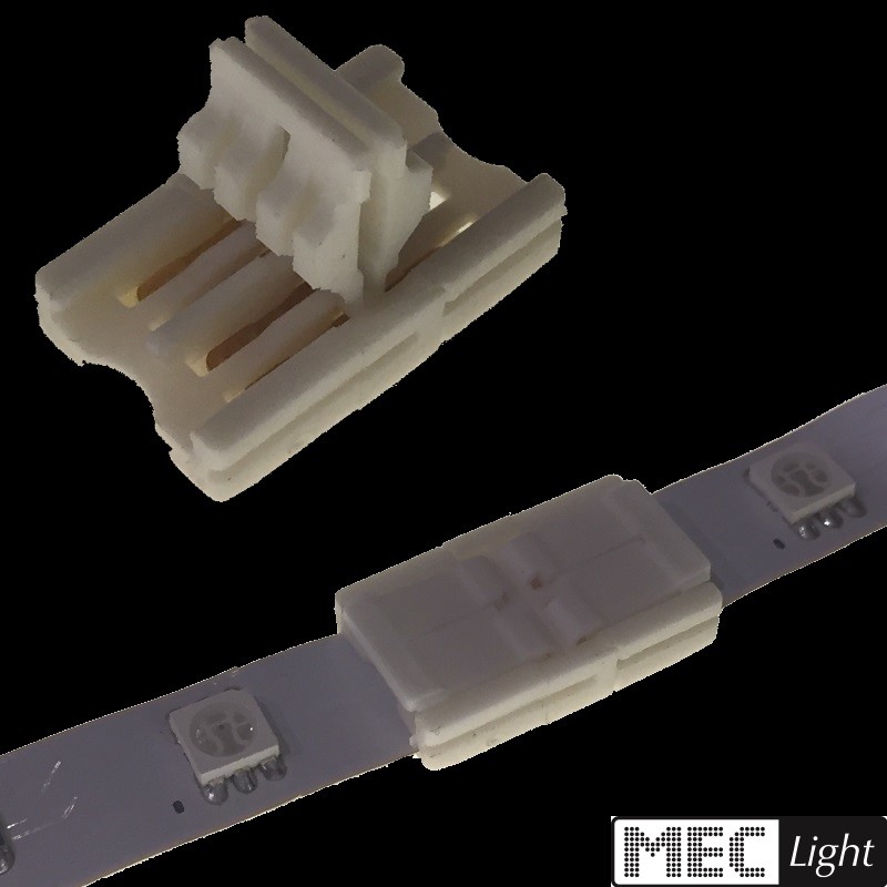8mm Klapp-Verbinder Pour 2-Pin Led Rayures - Connecter Sans Soudure - P&P